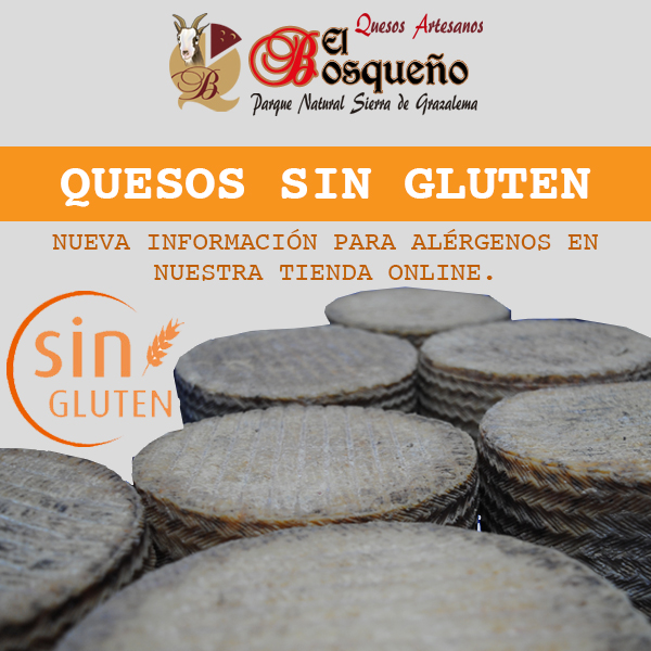 quesos sin gluten