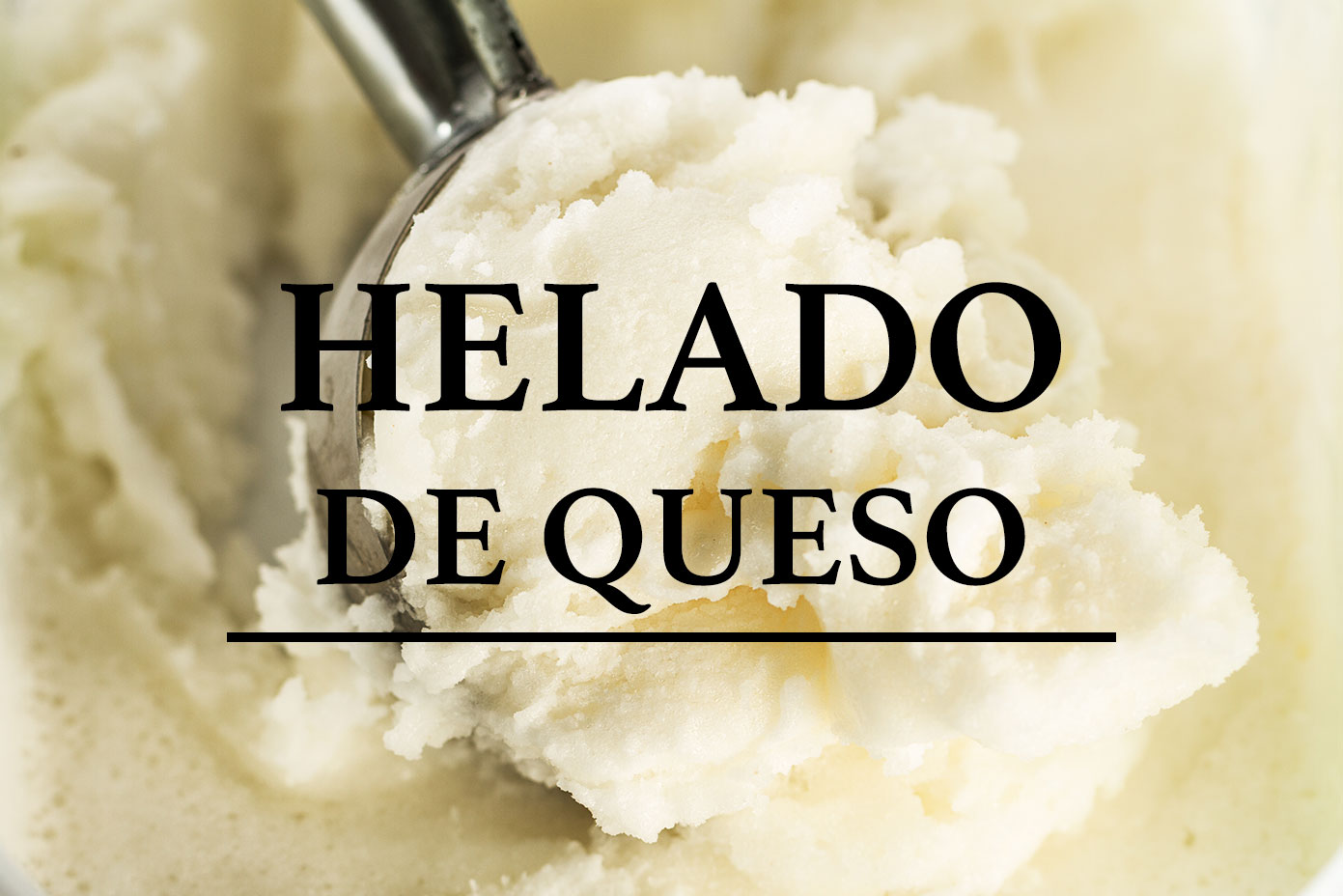 helado de queso