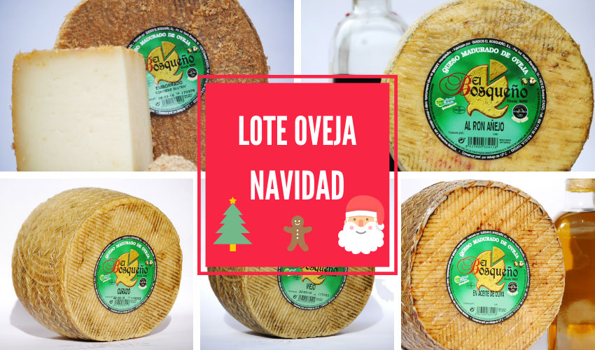 Lote Quesos Oveja Navidad