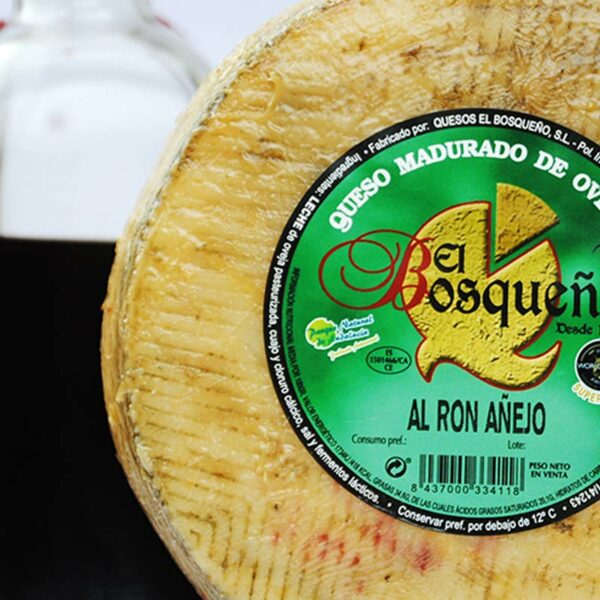 queso oveja ron añejo