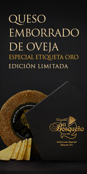 queso etiqueta oro